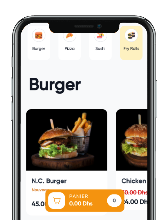 Food Delivery Mobile App Maroc